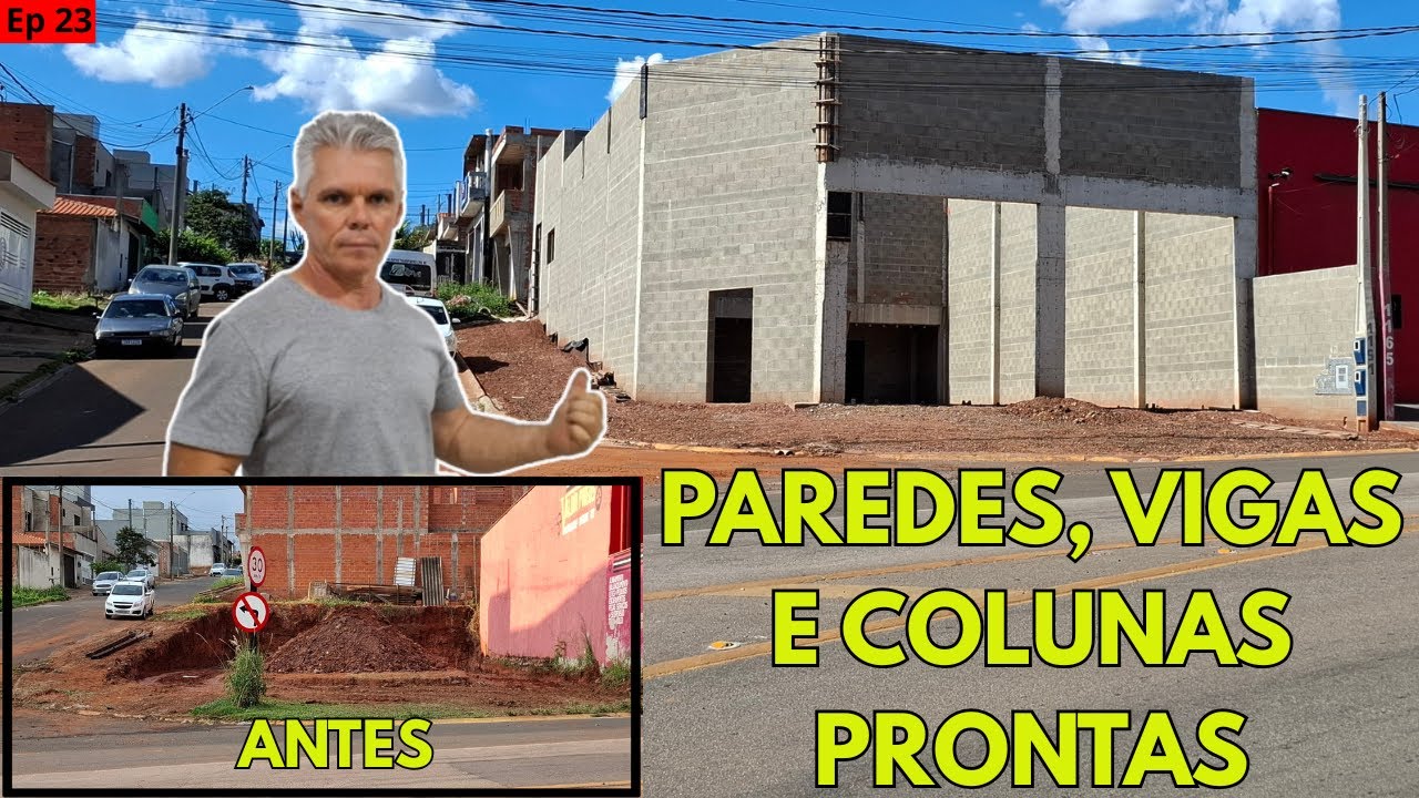 Do zero a isso! A estrutura do barracão finalmente ficou pronta