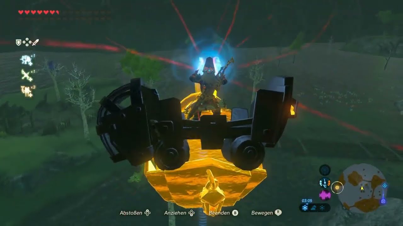 Reise mit der Flugmaschine in Zelda: Breath of the Wild und wo ist plötzlich mein Hylia-Schild??