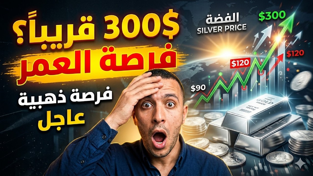 سر الـ 309 دولار 🚀 لماذا يرتجف العالم من انفجار سعر الفضة في 2026؟ (فرصة العمر أم فخ؟)