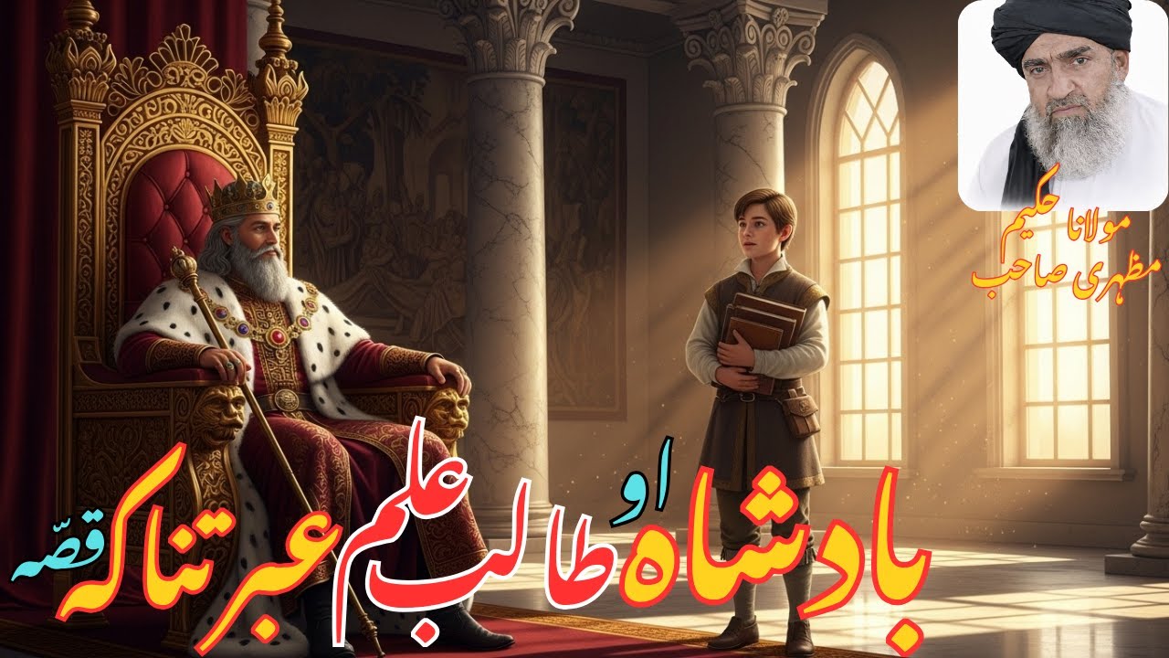 Pashto Bayan | Molana Hakeem Mazhari Sahib | Badshah Aw Talib-E-Ilm Qissa | Ambiya Ki Dastaan |