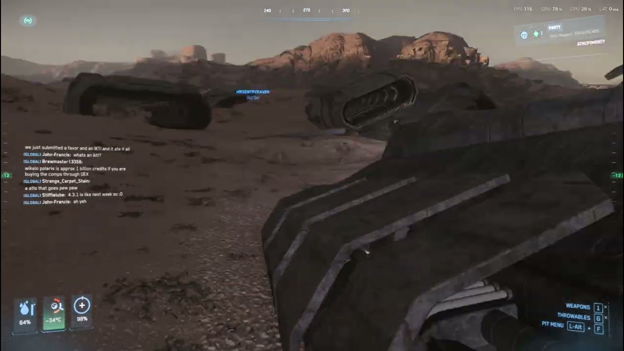 Explore a Javelin wreck on Daymar in Star Citizen