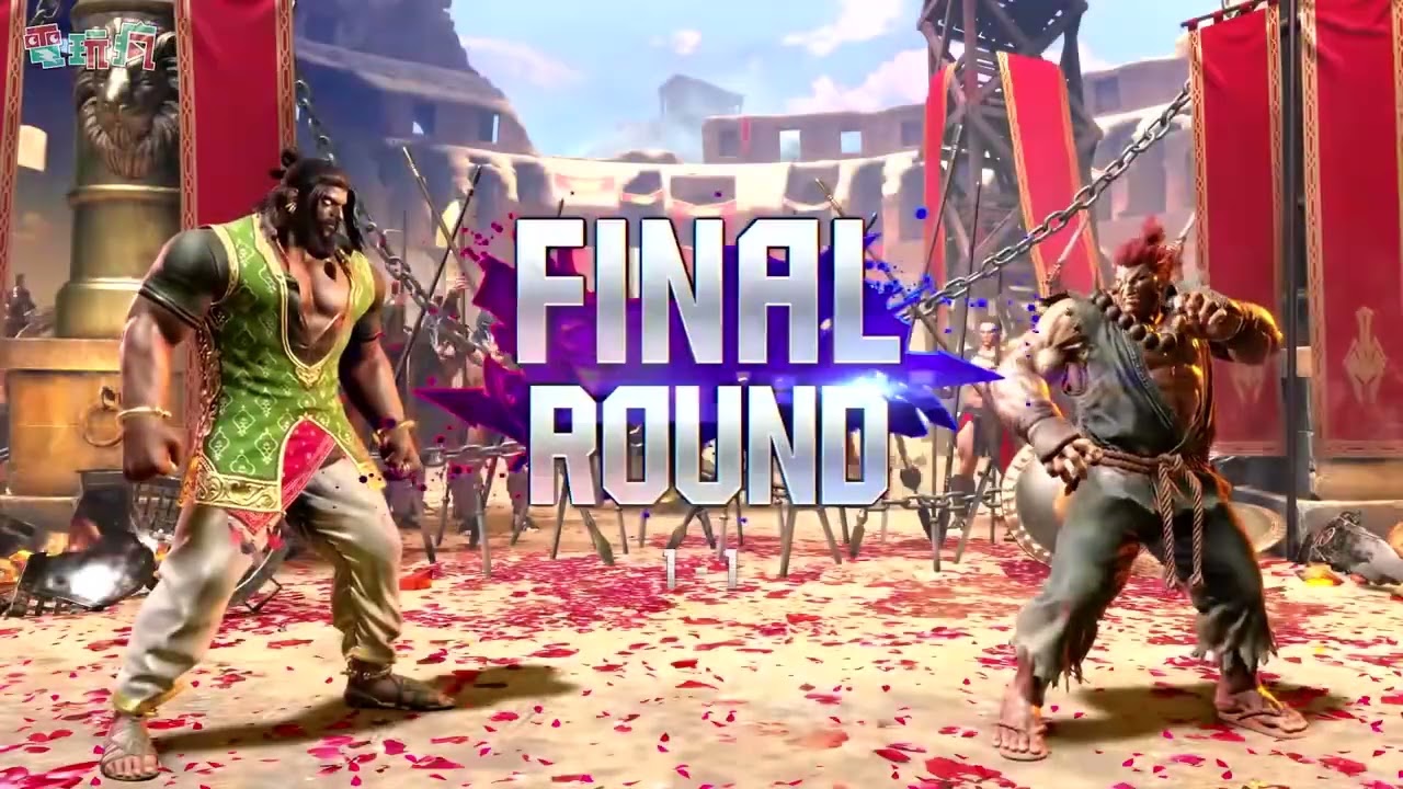 Street Fighter 6 - LVL 7 CPU Arjun vs Akuma Gameplay