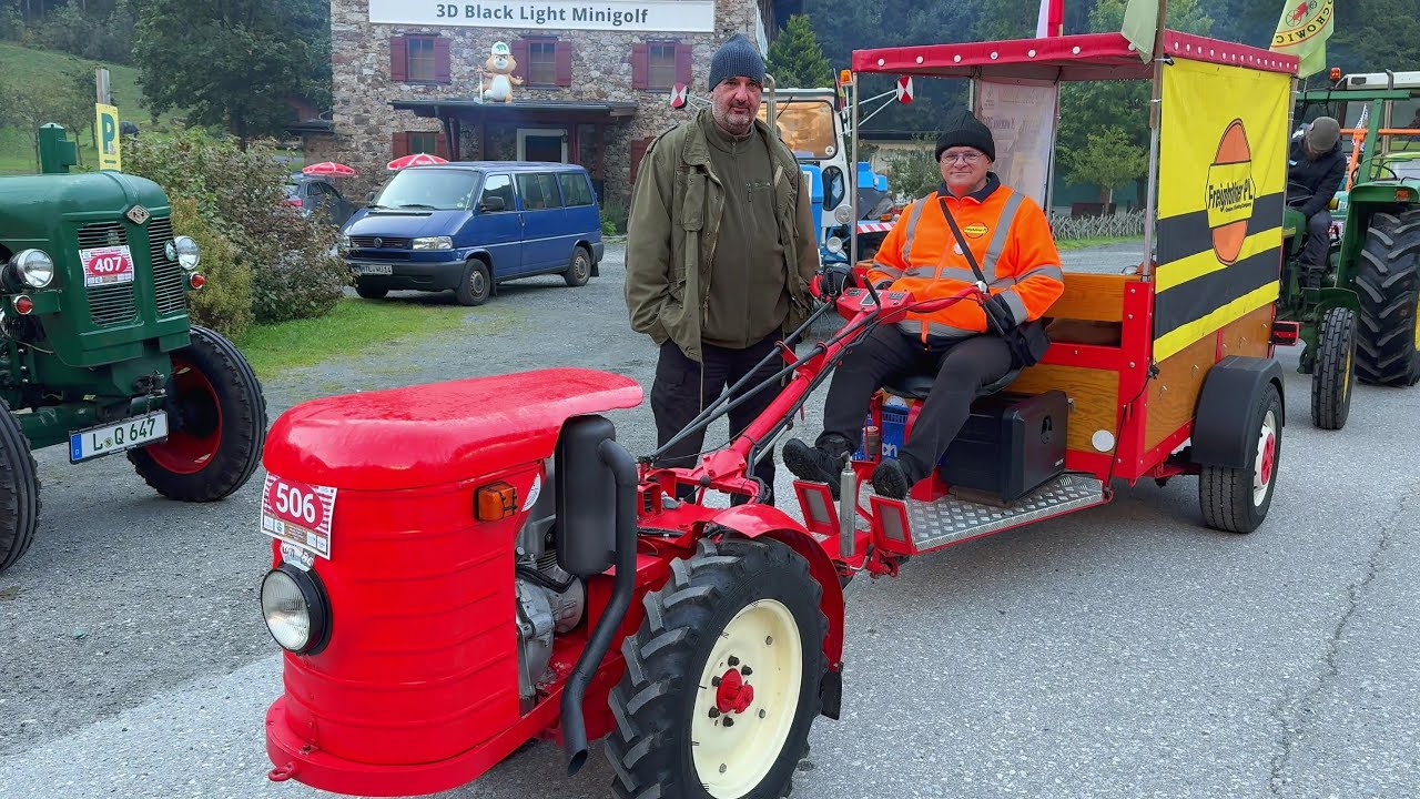 Mit einem Wildschwein nach Österreich 22. Traktor WM am Großglockner 21.09.2024