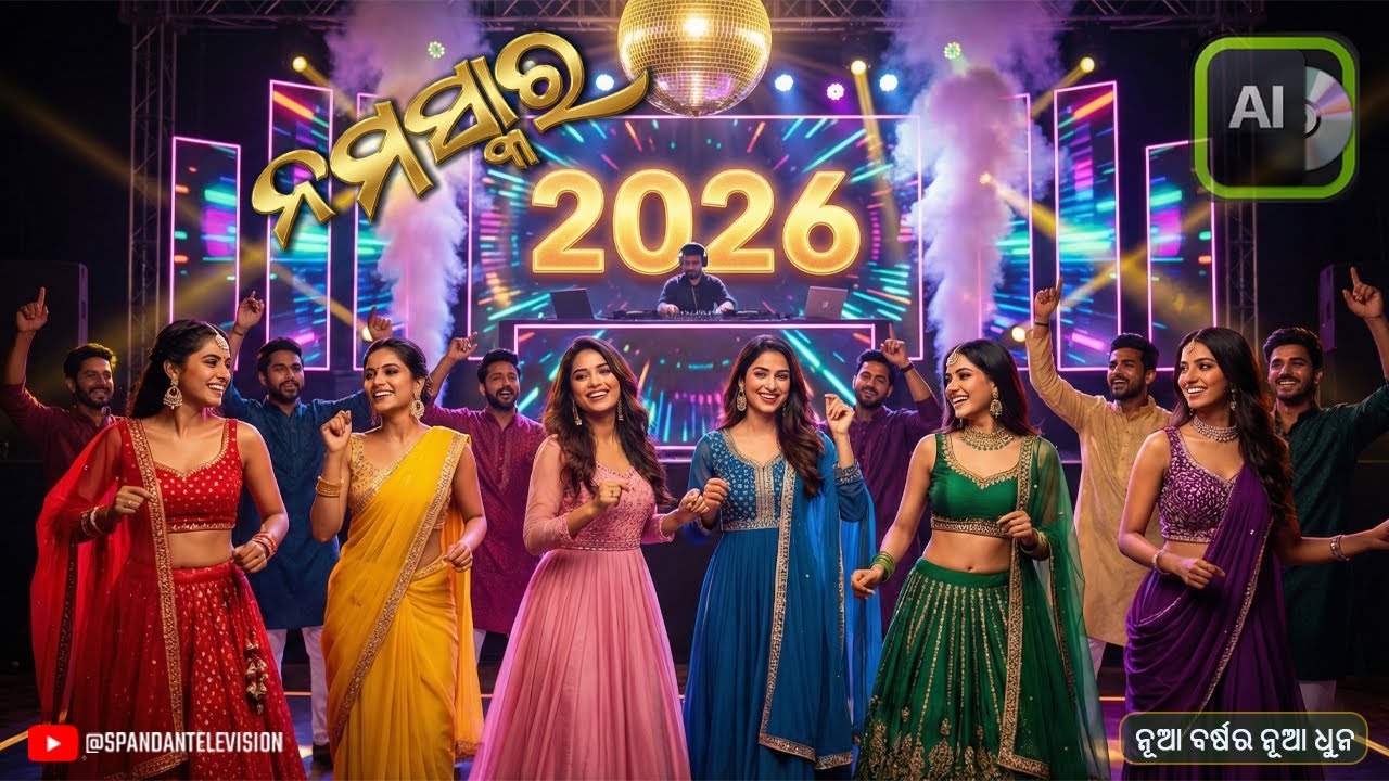 ନମସ୍କାର 2026 | Odia New Year DJ Song 2026 | Happy New Year Odisha | AI Music Video | Namaskar 2026 |