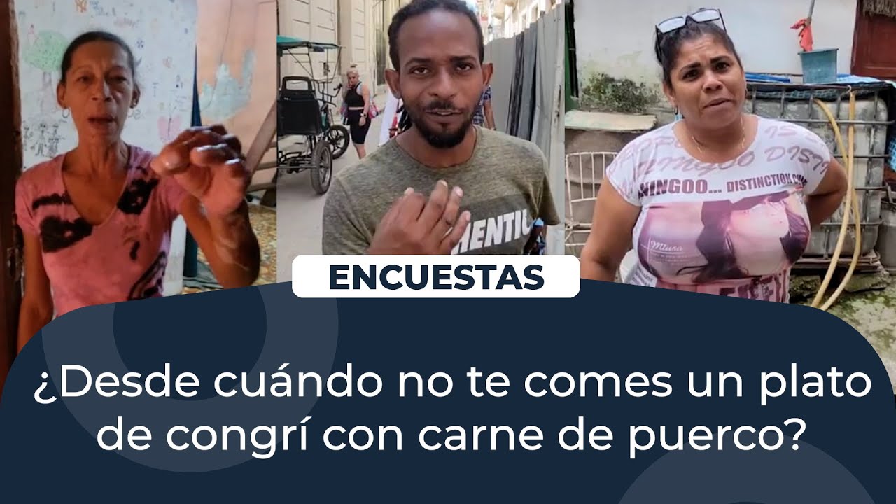 ¿Desde cuándo no te comes un plato de congrí con carne de puerco?