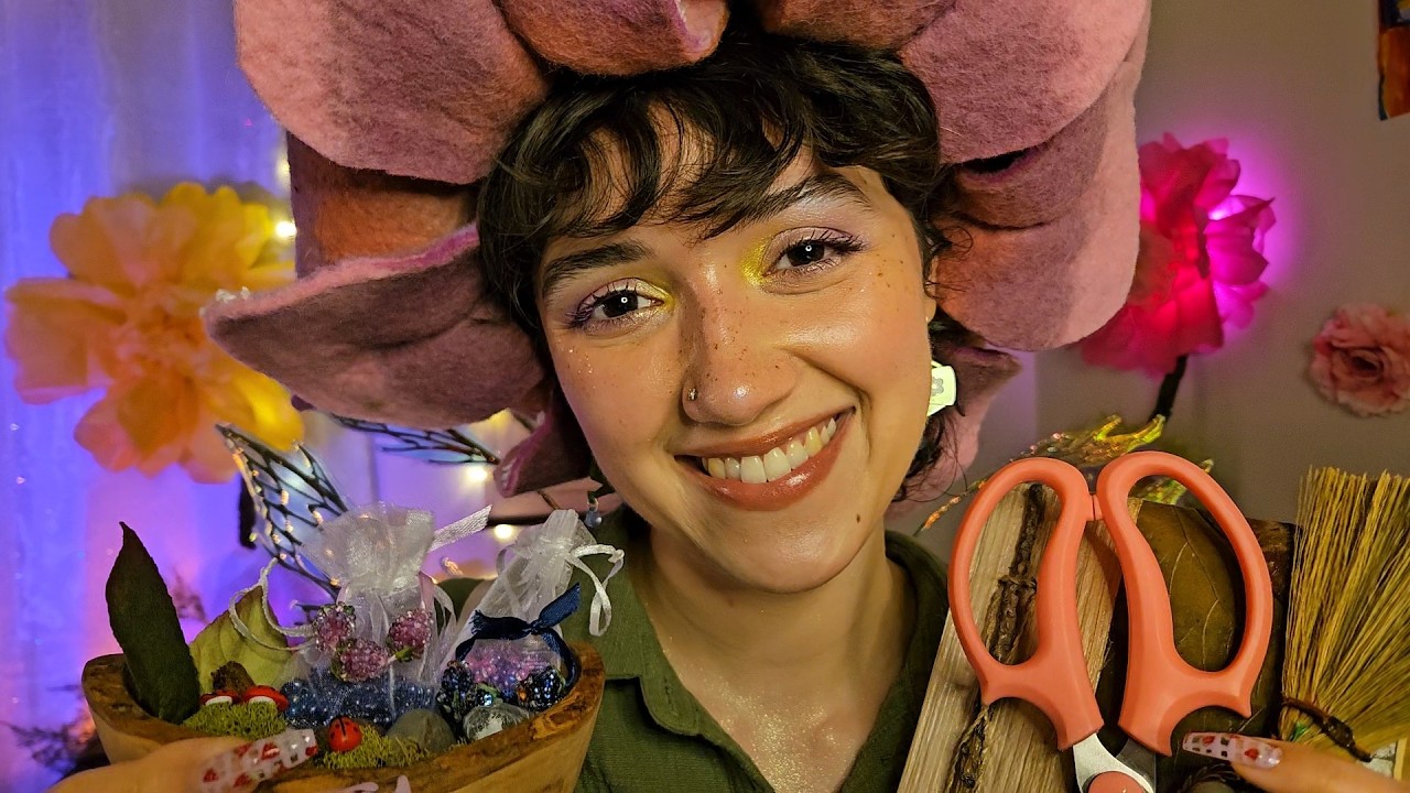 ASMR Fairy Tends Your Inner Garden 🌸 (affirmation, self care, whisper, roleplay, personal attention)