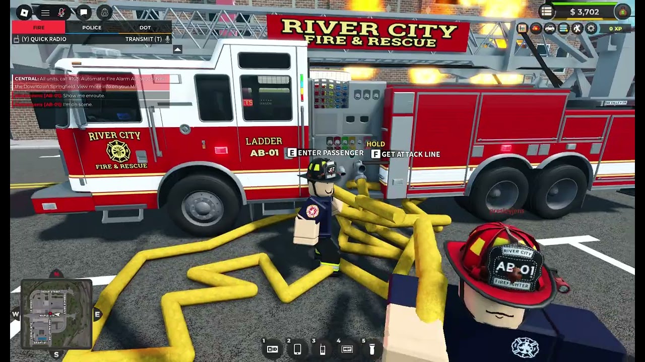 fire at big building