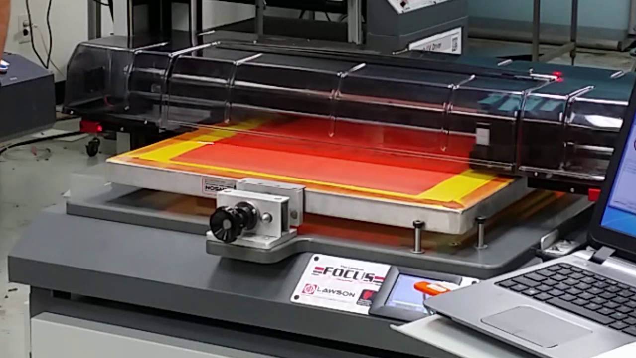 Lawson Focus-CTS Screen Printing Machine | Easy Setup & Precise Imaging Demonstration