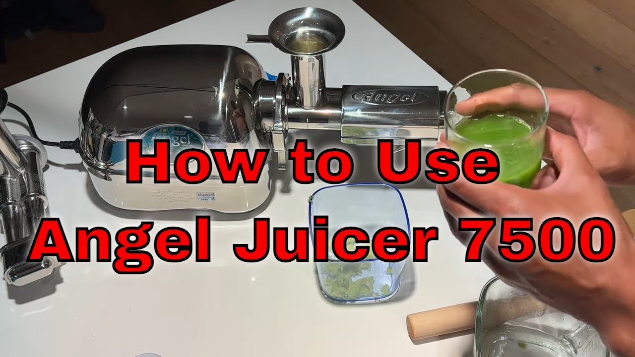 Angel Juicer 7500 - Unboxing & How to Use
