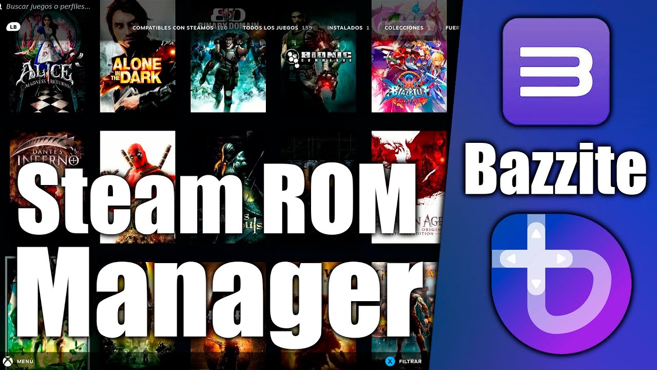 👌Organizar Emuladores y ROMs en Bazzite como un PRO ✨ Steam ROM Manager paso a paso 👍