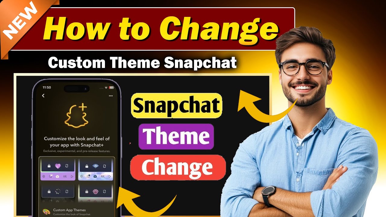 How To Change Snapchat Theme 2025 || How to Use Custom App Theme on Snapchat! (2025) FREE