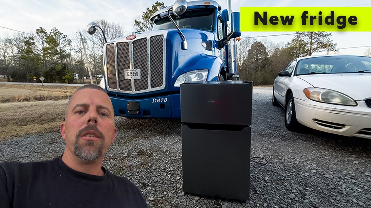 New Fridge And Microwave - ATS Trucking - Life Of A Flatbed Truck Driver