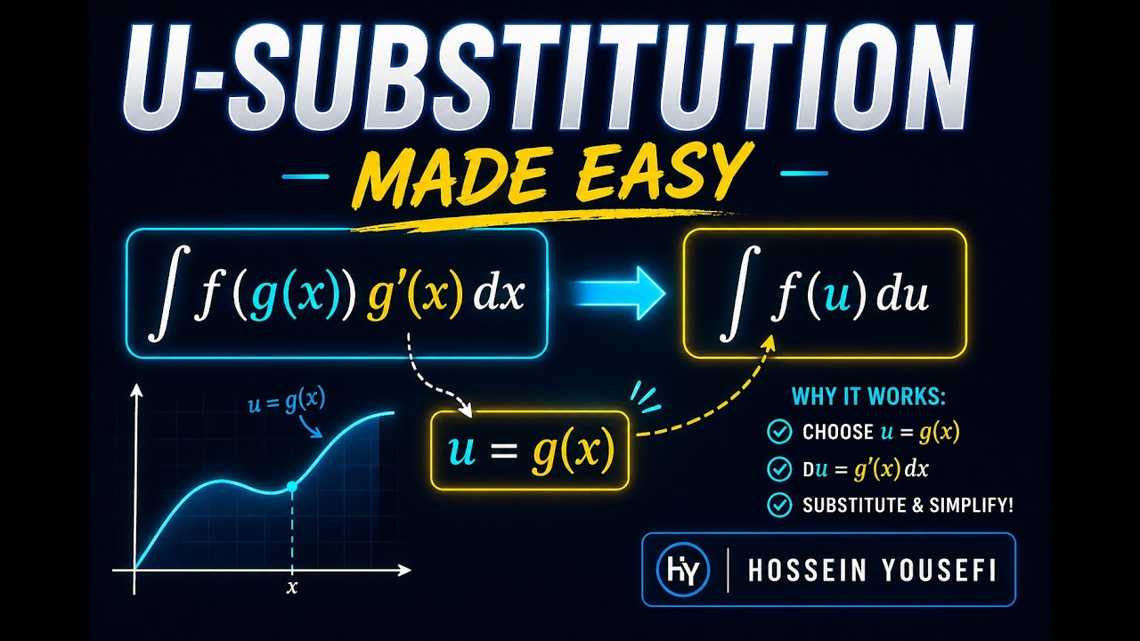 u-Substitution for Integrals Made Easy