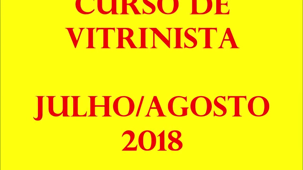 Curso de Vitrinista ETECRI Santos/Centro Paula Souza