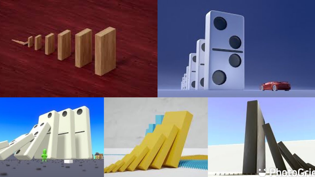 Best of Domino Effect Compilation(SATISFYING SIMULATOR)