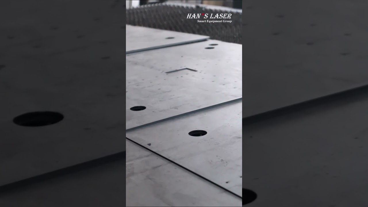20kW 10mm carbon steel laser cutting | Han's Laser G6025HF machine 