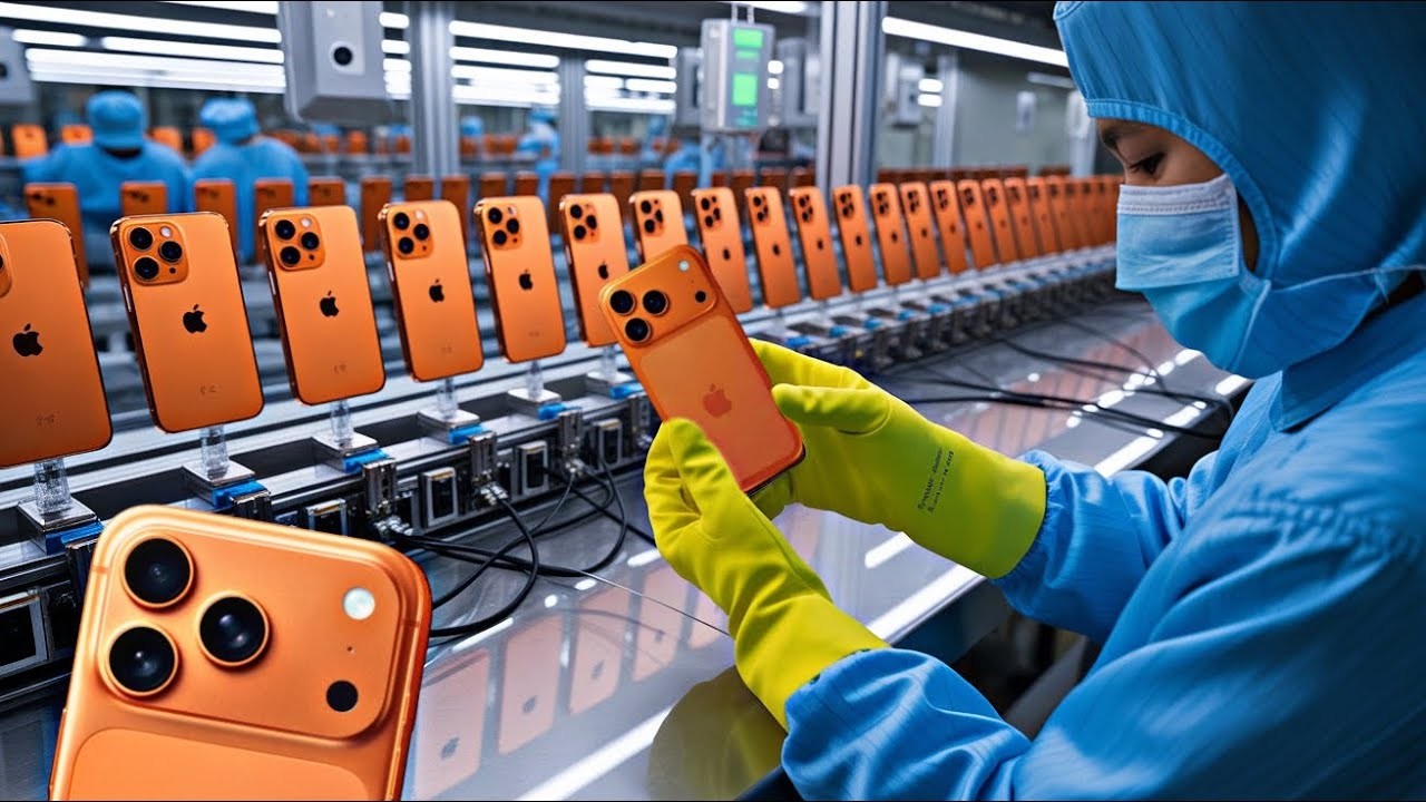 How iPhone 17 Pro Is Made in the Factory|Inside Apple Manufacturing Process Explained (Full Process)