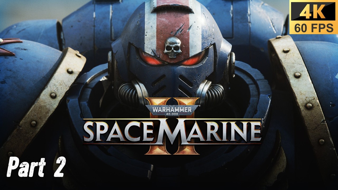 Warhammer 40K : Space Marine 2 Gameplay Walkthrough Part2 [4K 60 FPS] No Commentary