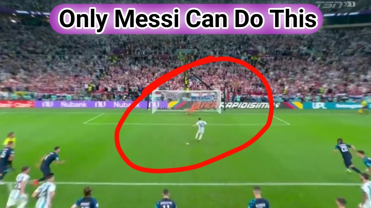 Argentina Vs Croatia Messi Penalty Goal. FIFA World Cup