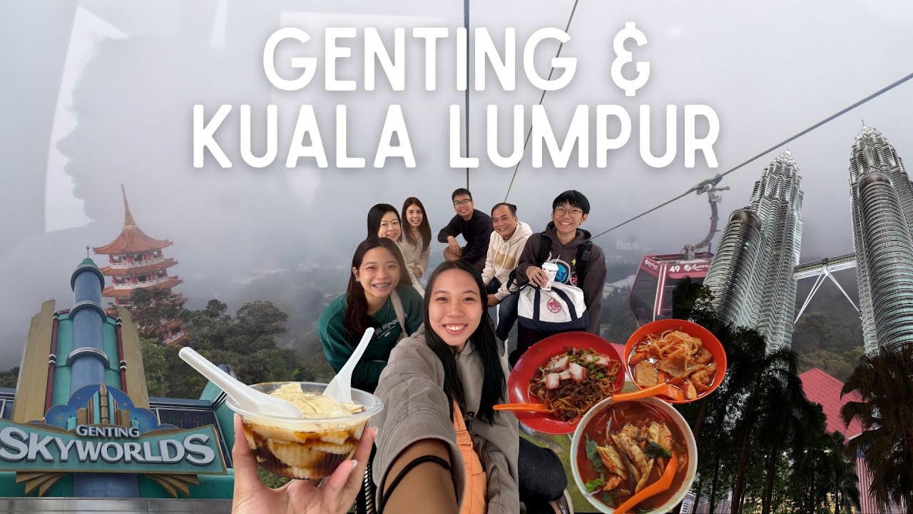 genting & kuala lumpur vlog 🇲🇾 | food, shopping, theme park