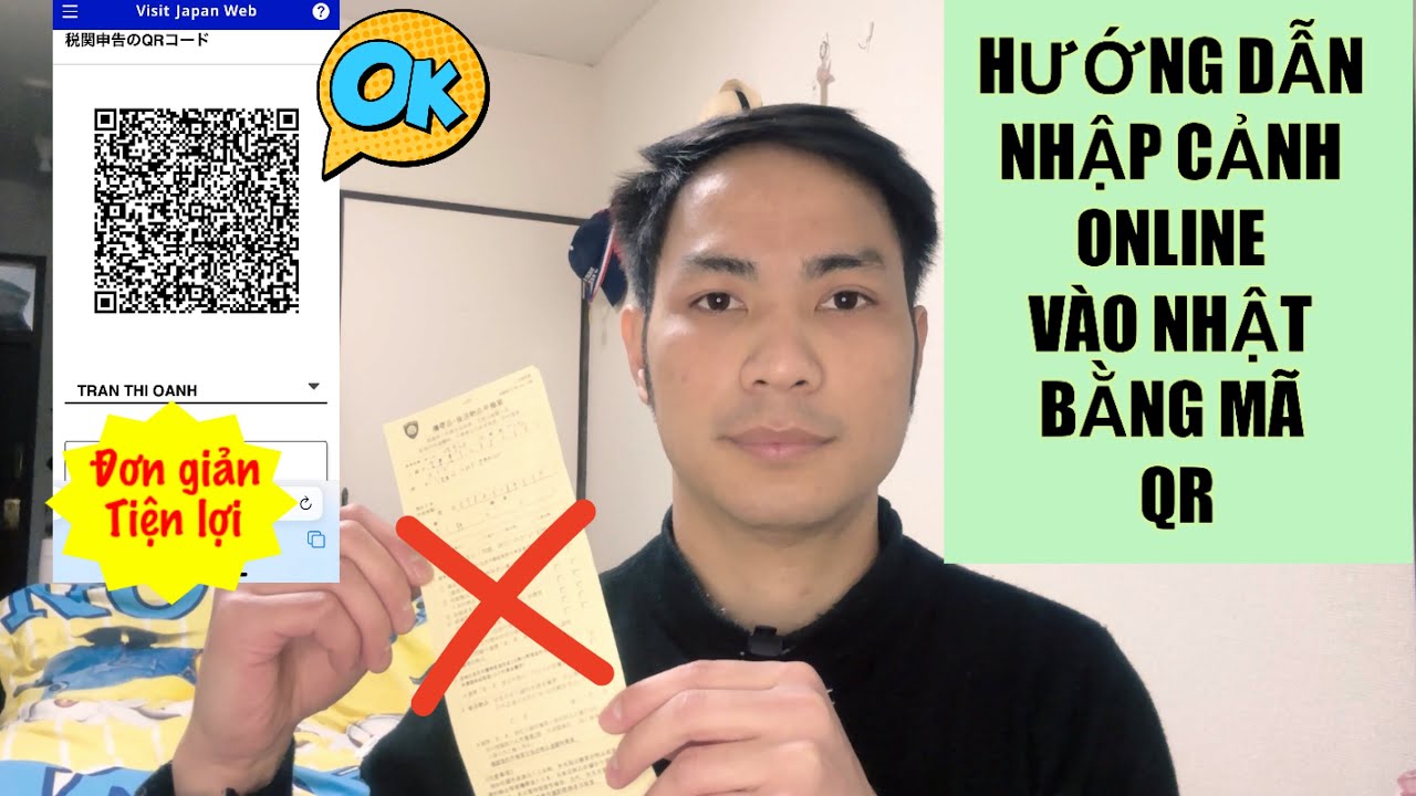 Hướng dẫn thủ tục nhập cảnh Online vào Nhật Bản bằng mã QR || Thủ tục nhập cảnh online vào Nhật Bản