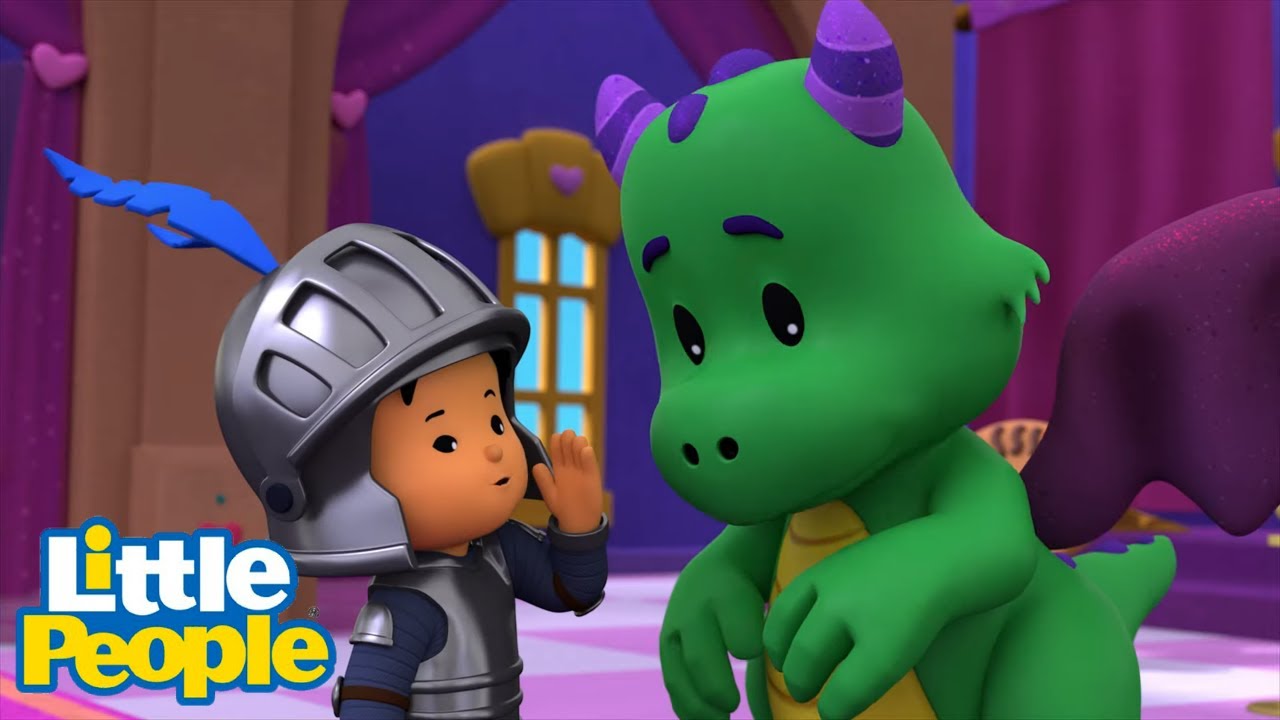 Little People | Halloween Dragons and Princesses! 🐲👸 | 3 Hours Cartoons | Little People Fisher Price