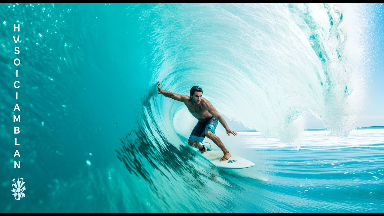 Where Surf Meets Stillness 🌊 Ocean Flow Music | Mandarin Hawaiian Mix