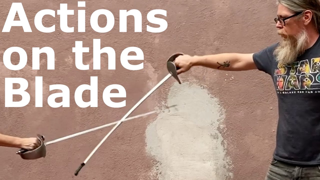 Four Destreza Actions on the Sabre Blade