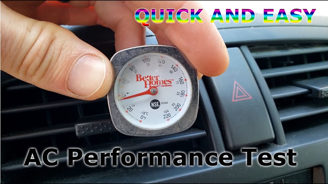 AC Performance Test - Simple and Easy - No Tools Required!