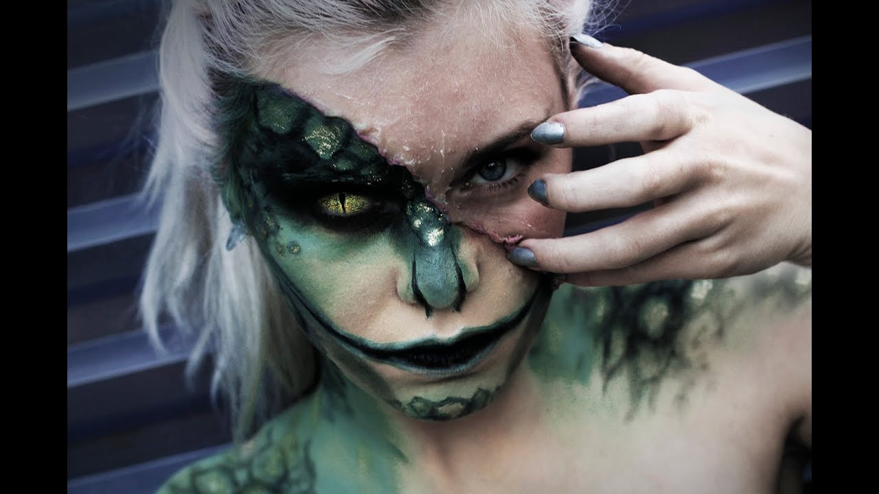 The Lizard - Halloween Makeup Time-Lapse