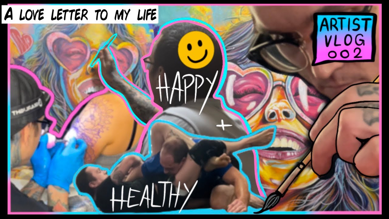 The arts that shape me: Painting Tattooing and Jiu Jitsu | Artist Vlog