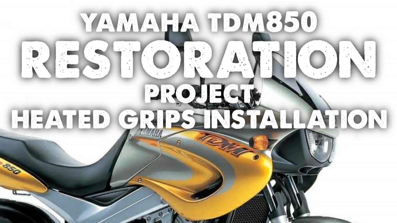 664. Yamaha TDM850 Restoration Project #14 - Heated Grips Installation | Garage Video