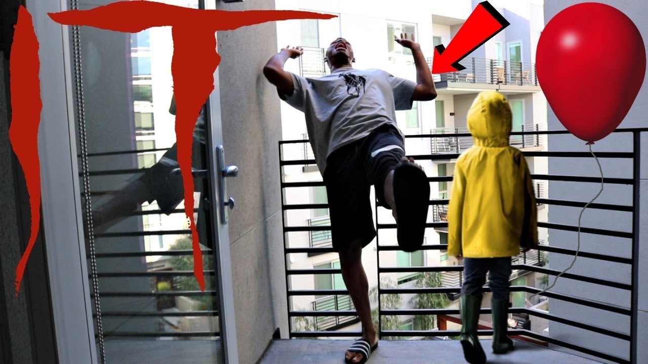 GEORGIE FOLLOWED ME AND THREW ME OFF THE ROOF OMG!!! WILL I FLOAT???