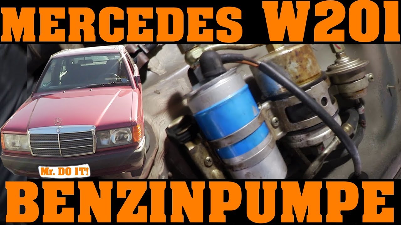 MERCEDES 190 / W201 - Benzinpumpe undicht! 🔧🔧🔧