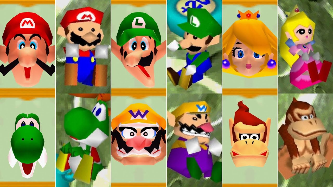 Mario Party 2 // All Characters Transformation Minigames