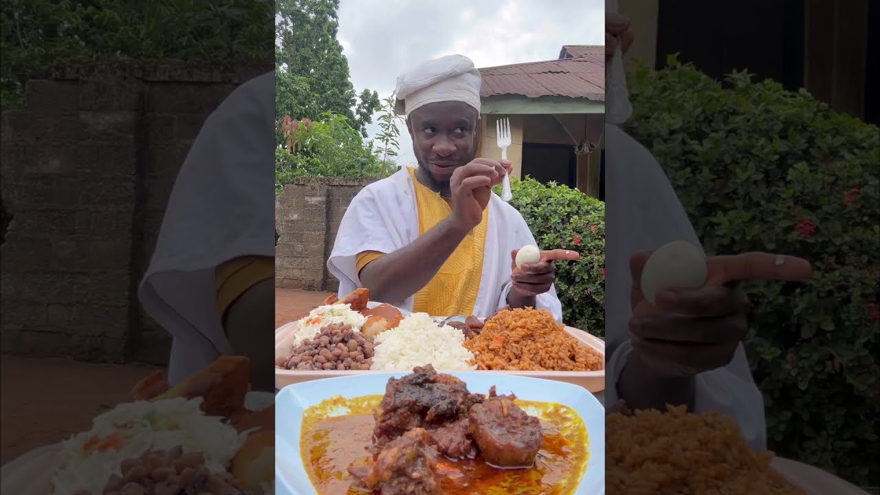 Allow him eat now
