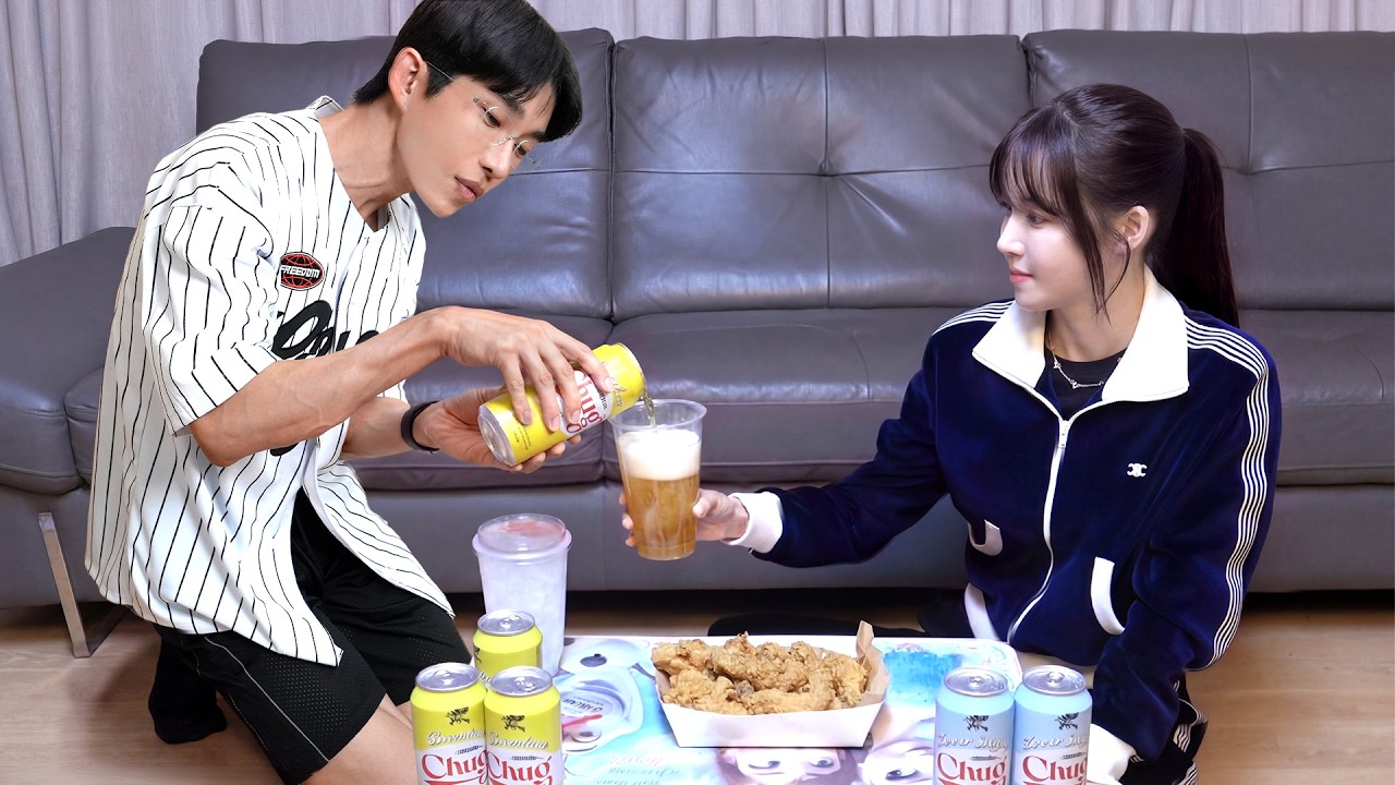 이분과 처음으로 술을 마셔봤습니다 (아이패드140대 영상고정댓확인)