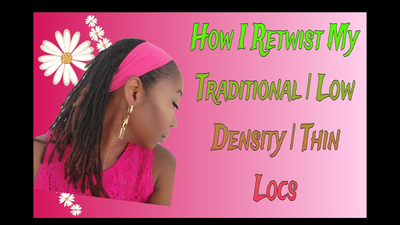 How I Retwist My Thin Trad Locs | Low Density Locs & Alopecia | Go-To Shampoo | Loc Products & Tools