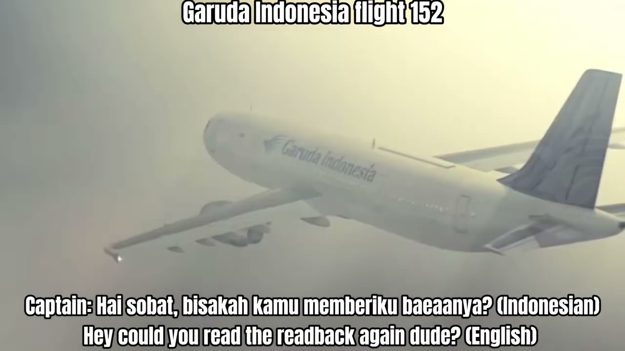 Garuda Indonesia flight 152 CVR/ Cockpit Voice Recording