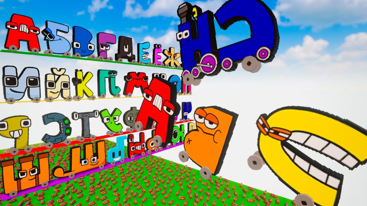 Spanish Adrian`s Alphabet Lore vs Russian Alphabet Lore | Teardown