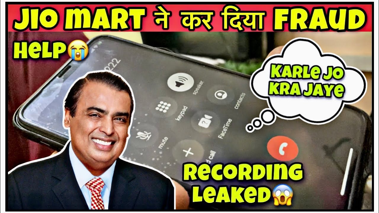 Call Recording - Jio mart Scam 2023 | Customer Care Call Recording | apple earpod Scam