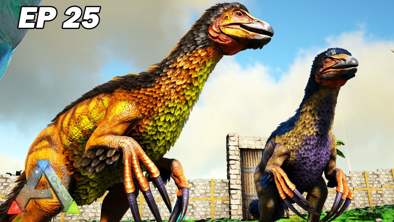 Je capture 3 Thérizinosaures ! Ark Survival Evolved Ep25 Arkfaxia S3