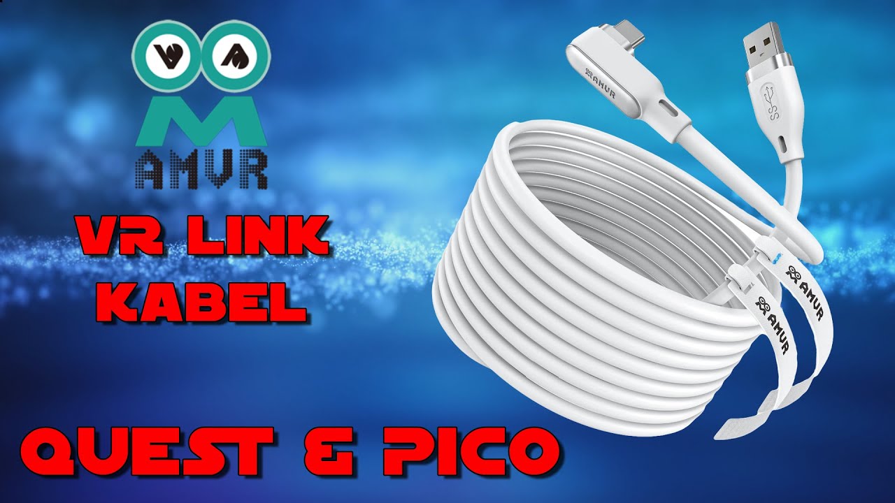 AMVR Link Cable Review! Robust & Flexible - PCVR with Quest 2, Quest 3 / 3S / Pico 4