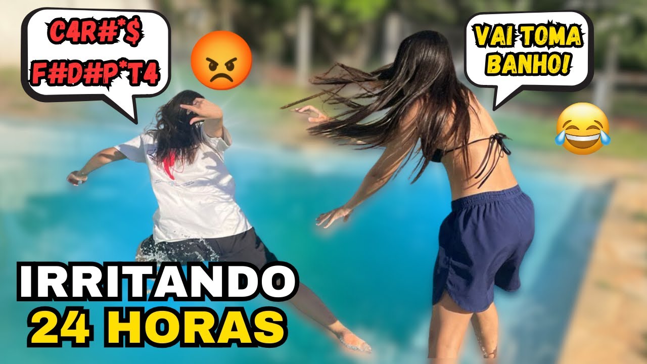 IRRITANDO MINHA NAMORADA POR 24 HORAS 😡