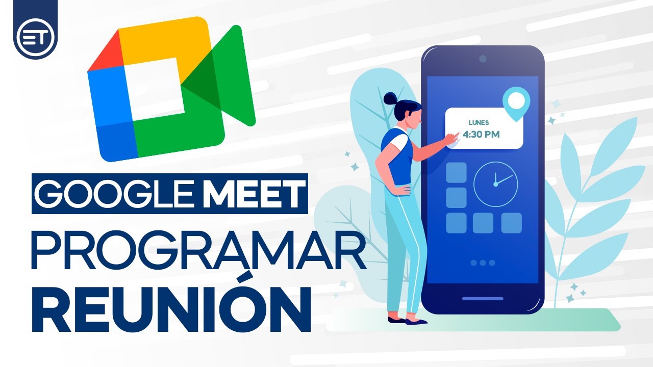 Cómo PROGRAMAR una REUNIÓN en Google MEET para PROFESORES y ALUMNOS #EducaTutos