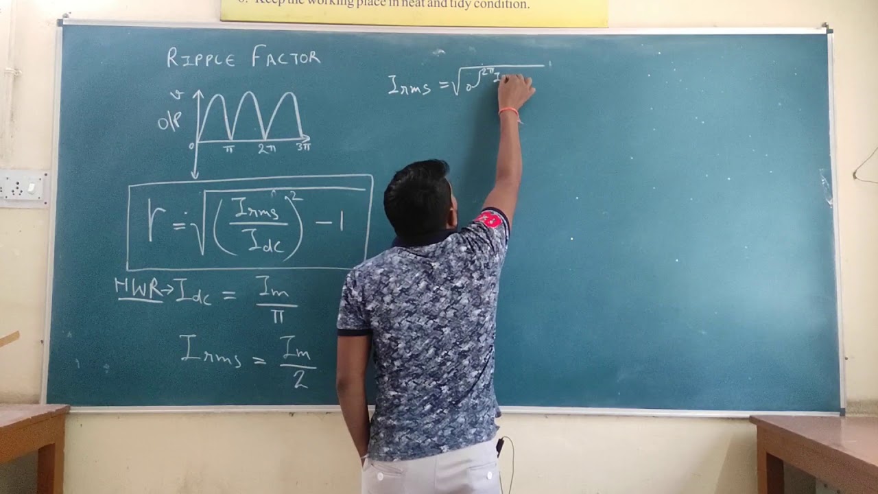 Unit-I(L-7): Ripple Factor of Rectifier