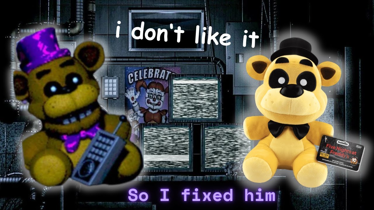 i redesigned psychic friend fredbear because i don't like him 