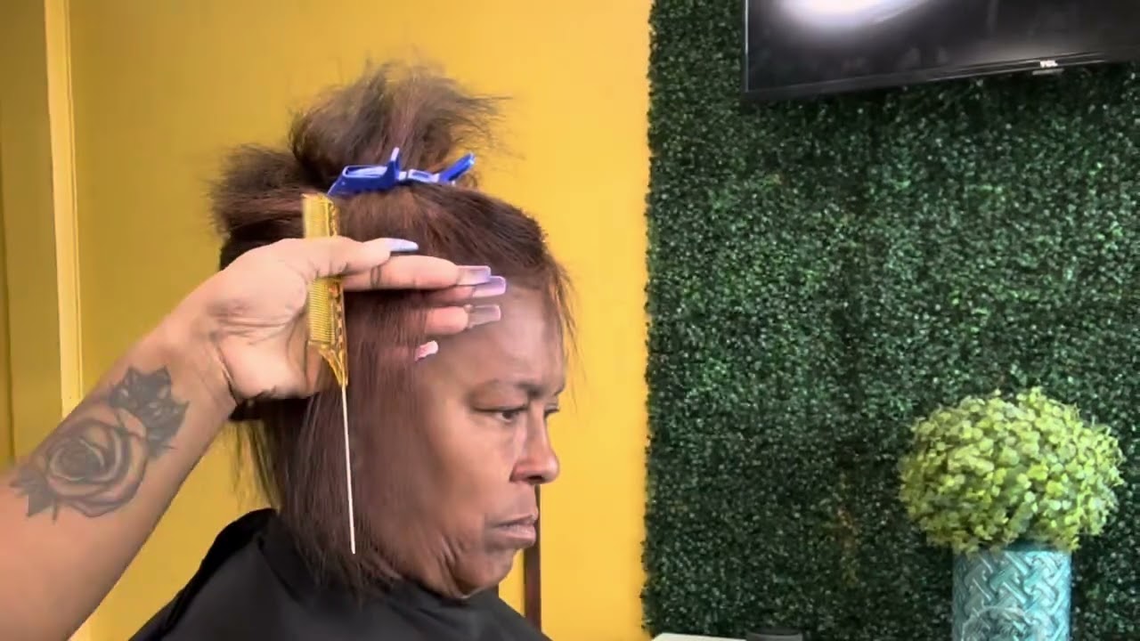 Ginger Hair Transformation | Much-Needed Trim + Frizz-Free Finish with Mend It Collection
