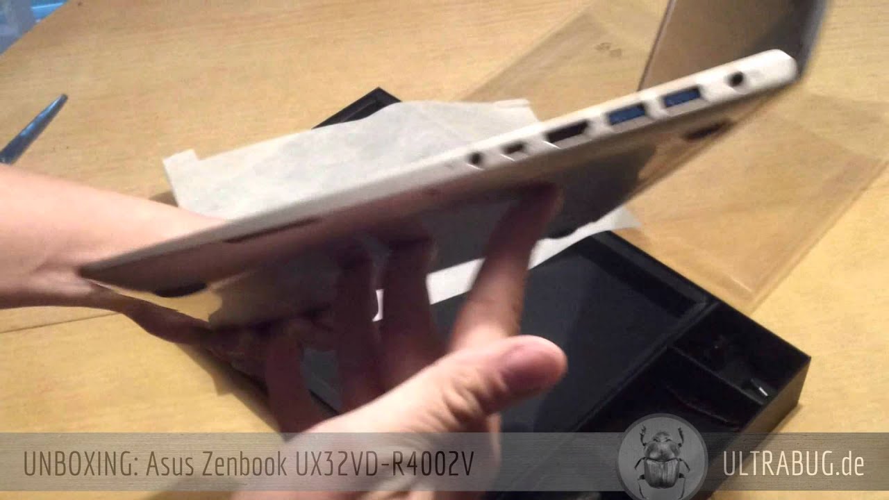 UNBOXING: Asus Zenbook UX32VD-R4002V (by ULTRABUG.de)