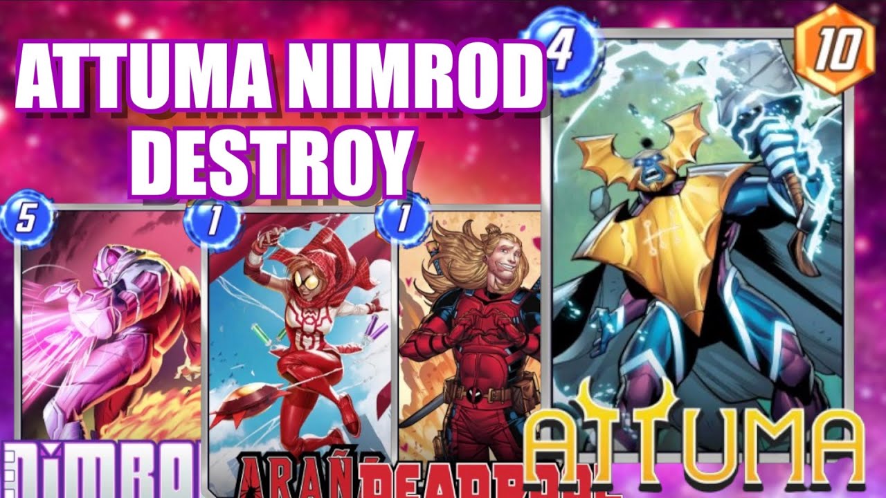 SICK OF CLOG? PLAY THIS!! | Attuma Nimrod Destroy| Marvel Snap